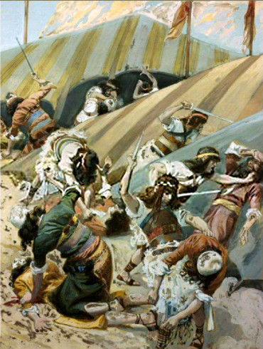 The massacre of the Idolaters (Tissot)